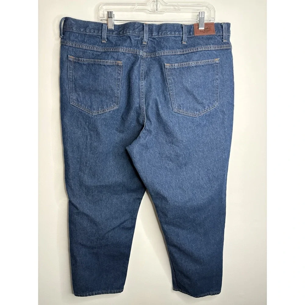 LL Bean Men's 44x30 Classic Fit Jeans 100% Cotton 220626 Dad Cabin Outdoors